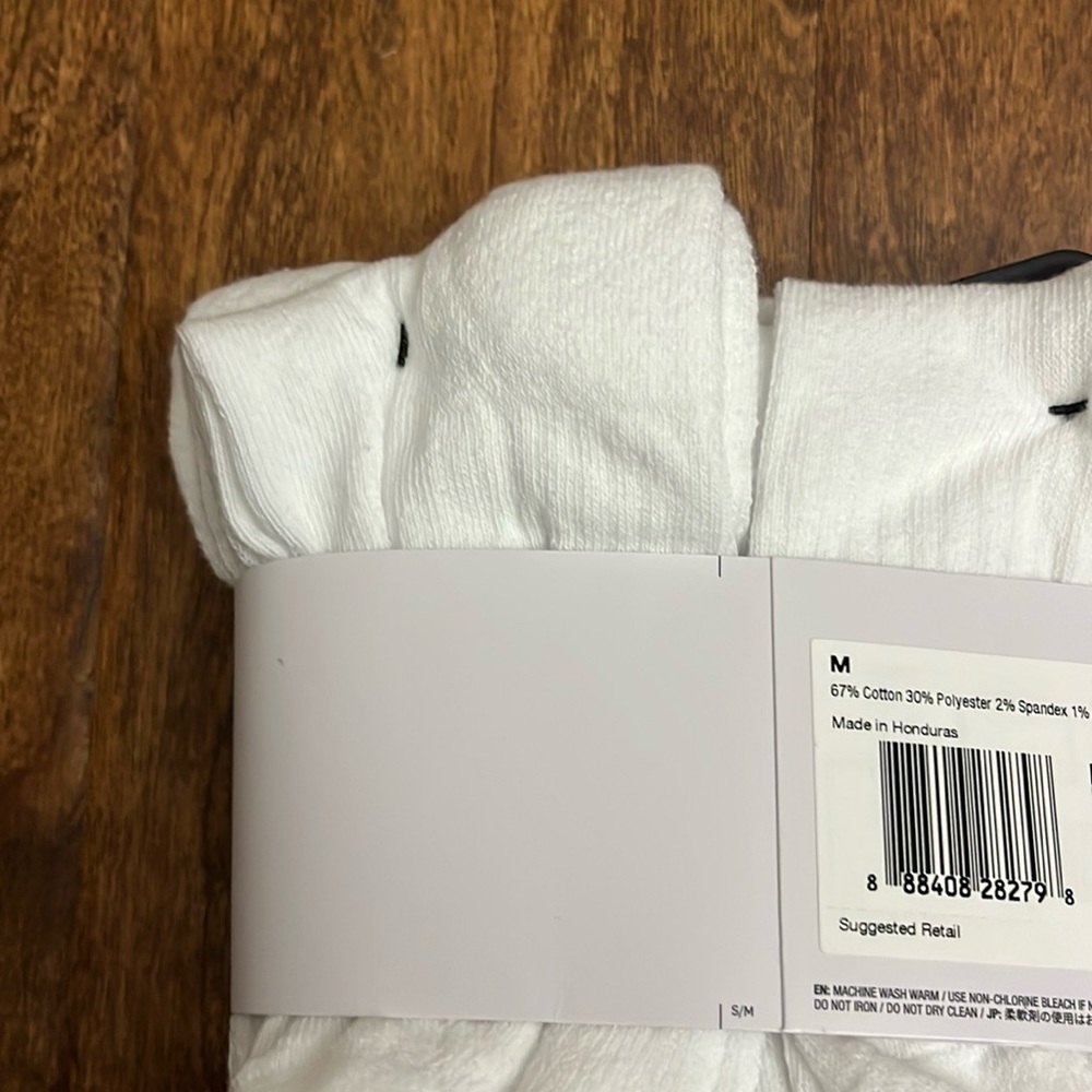 Nike Everyday Crew Cotton Cushioned Socks 6 Pack Size M - Picture 11 of 17